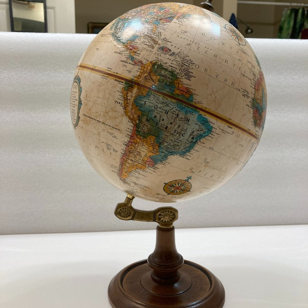 World Desk globe by Replogle Globe, Inc, Pre-USSR